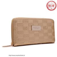 michael kors jet set double zip around groot goud portefeuilles Tassen Winkel u5566920